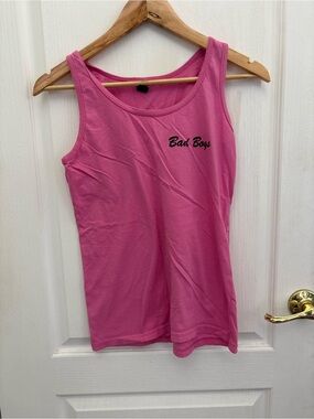 Pink Glidan SoftStyle Bad Boys Sleeveless Tank Top
